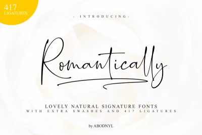 Romantically Font
