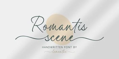 Romantis Scene Font