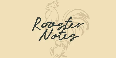 Rooster Notes Font
