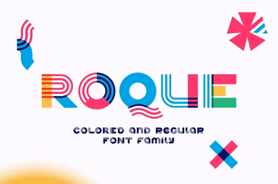 Roque color font Free Download