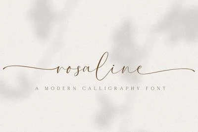 Rosaline A Delicate Script Font
