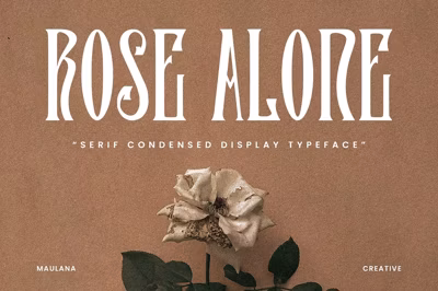 Rose Alone Serif Condensed Display Free Download