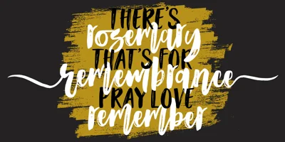 Rosemary Love Font