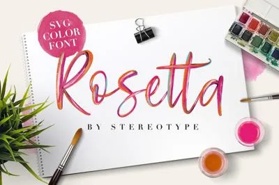 Rosetta SVG Color Font