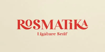 Rosmatika Font