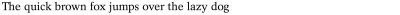 Rotation Font