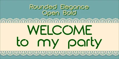 Rounded Elegance Font