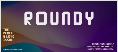 Roundy Font