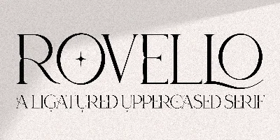 Rovello Serif Font