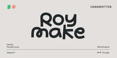 Roy Make Font