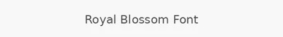 Royal Blossom Font