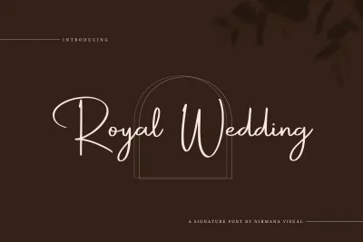 Royal Wedding - Logo Font