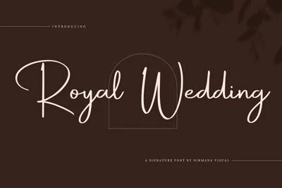 Royal Wedding - Script Font