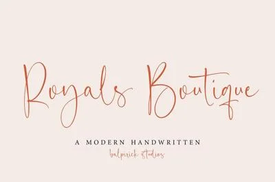 Royals Boutique Font