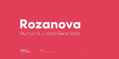 Rozanova Font
