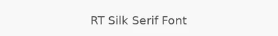 RT Silk Serif Font