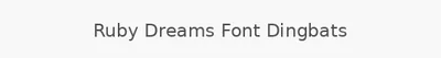 Ruby Dreams Font Dingbats