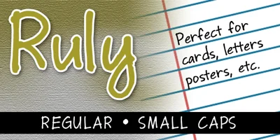 Ruly Font