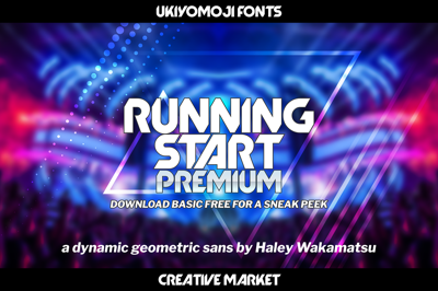Running Start: Dynamic Geo Sans Free Download