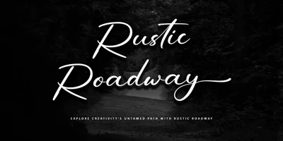 Rustic Roadway Font