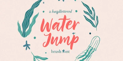 S Water Jump Font