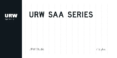 SAA Series A Font