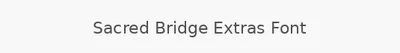 Sacred Bridge Extras Font