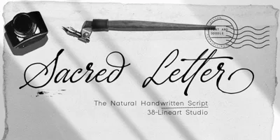 Sacred Letter Font