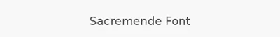 Sacremende Font