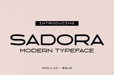 Sadora - Sophisticated Modern Sans Free Download