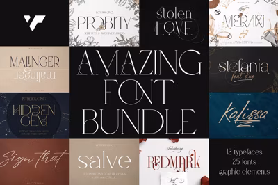 SALE! Amazing Font Bundle + More Free Download