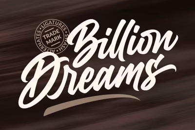 SALE! Billion Dreams / Urban Font Free Download