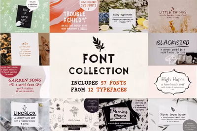 SALE! Font Collection Vol. 4 Free Download