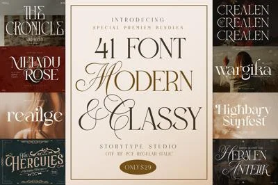 SALE! Modern & Classy Serif Font