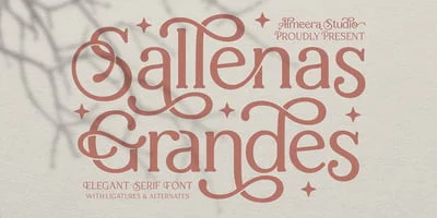 Sallenas Grandes Font