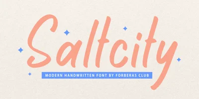Saltcity Font