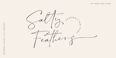 Salty Feathers Font