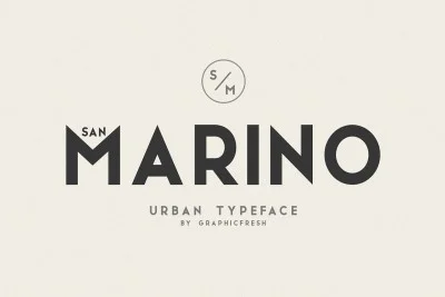 San Marino // Four Font Files