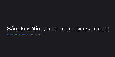 Sánchez Niu Free Download