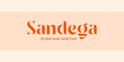 Sandega Font