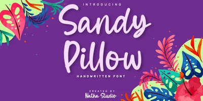 Sandy Pillow Font