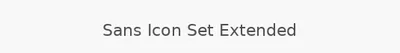 Sans Icon Set Extended
