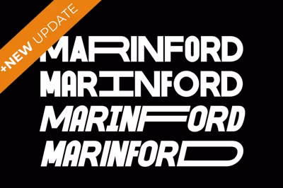 Sans Serif Fonts Bold Marinford Free Download