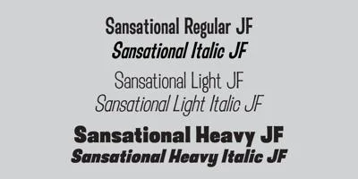 Sansational JF Pro Font