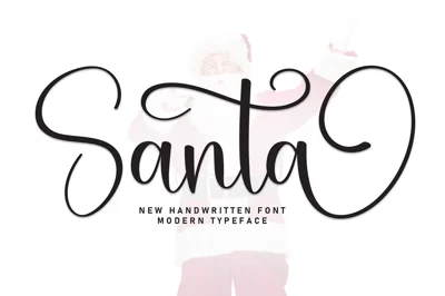 Santa | Script Font