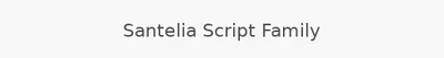 Santelia Script Family