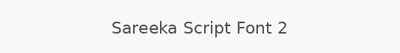 Sareeka Script Font 2
