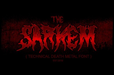 SARKEM / TECHNICAL DEATH METAL FONT