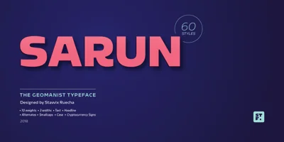 Sarun Pro Font