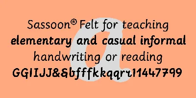 Sassoon Felt Font